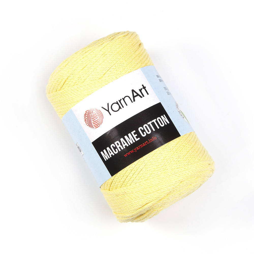 

Yarnart Macrame Cotton №754 желтый