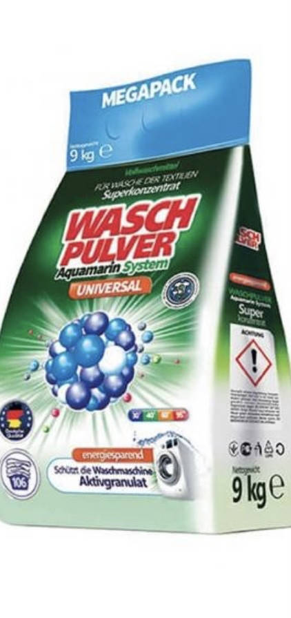 

Стиральный порошок для машинной и ручной стирки WASCH PULVER UNIVERSAL 9 к...