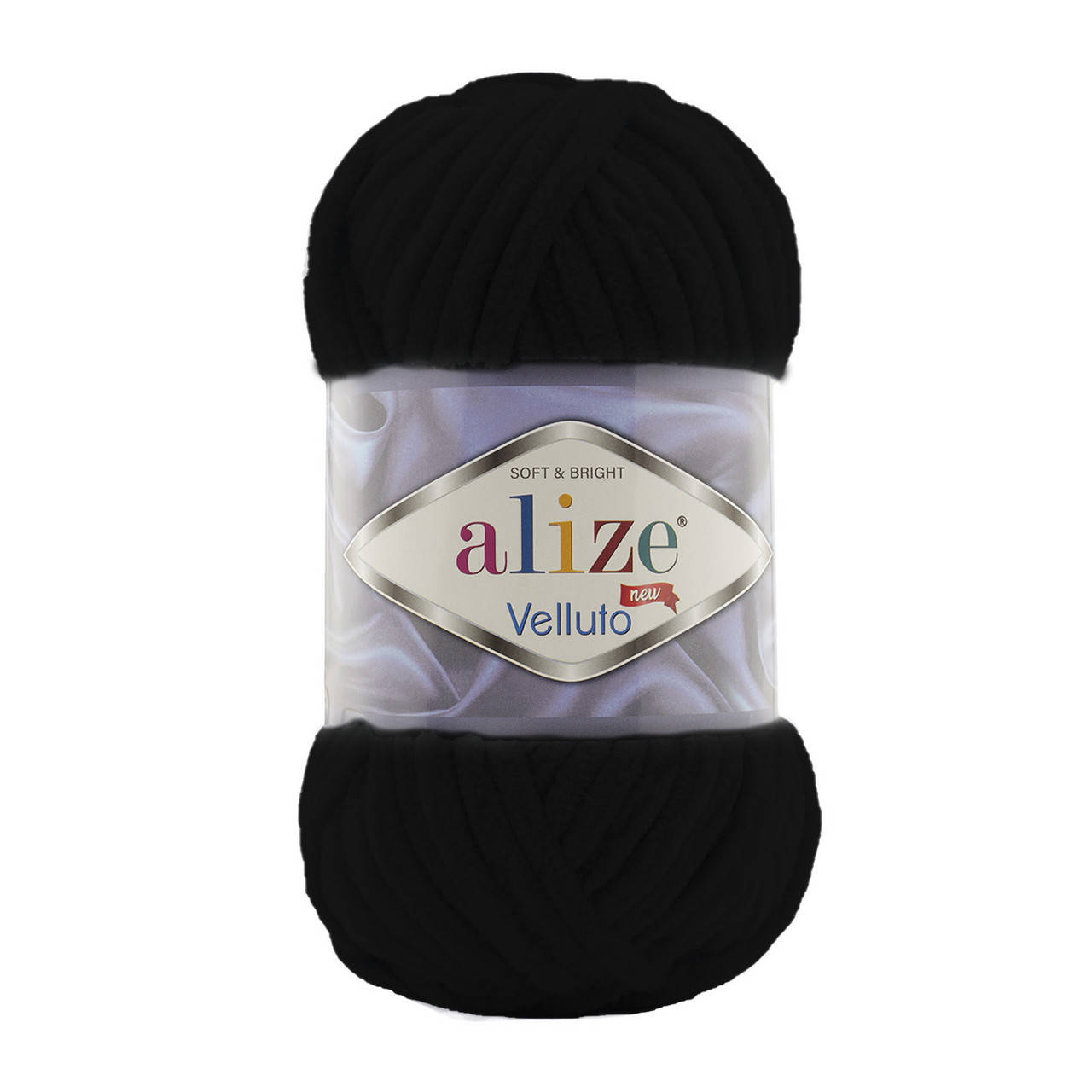 

Пряжа Alize Velluto 60 черный