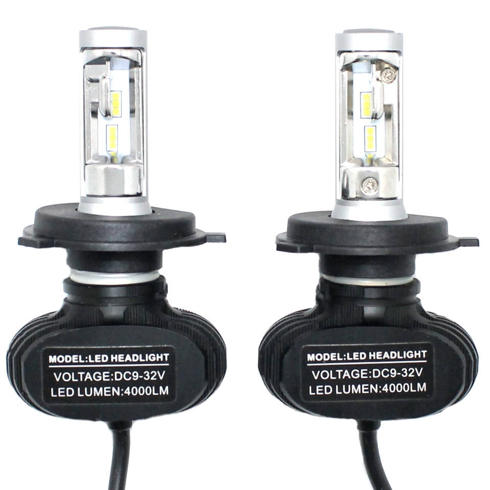 

Комплект автомобильных LED ламп S1 H4 8000Lm 6500K HeadLight Головной светодиодный лед свет для фар