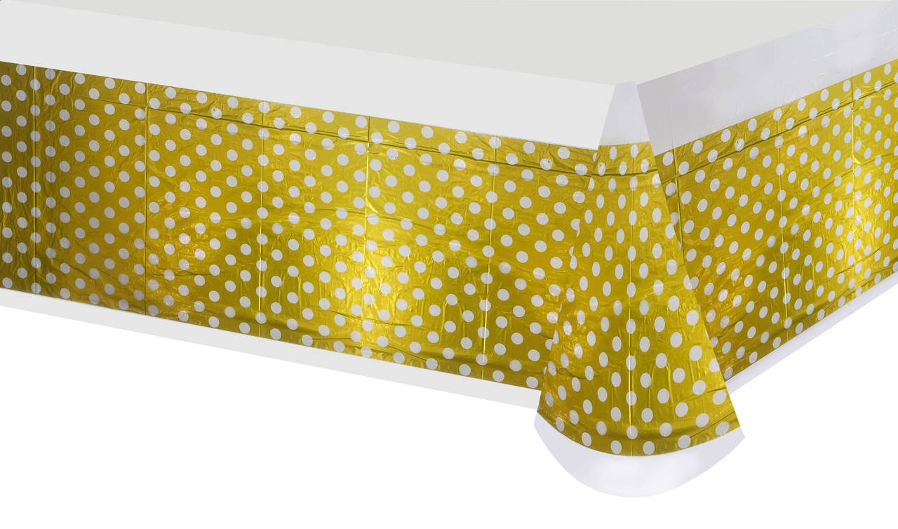 

Скатерть детская полиэтиленовая " Горох золото "