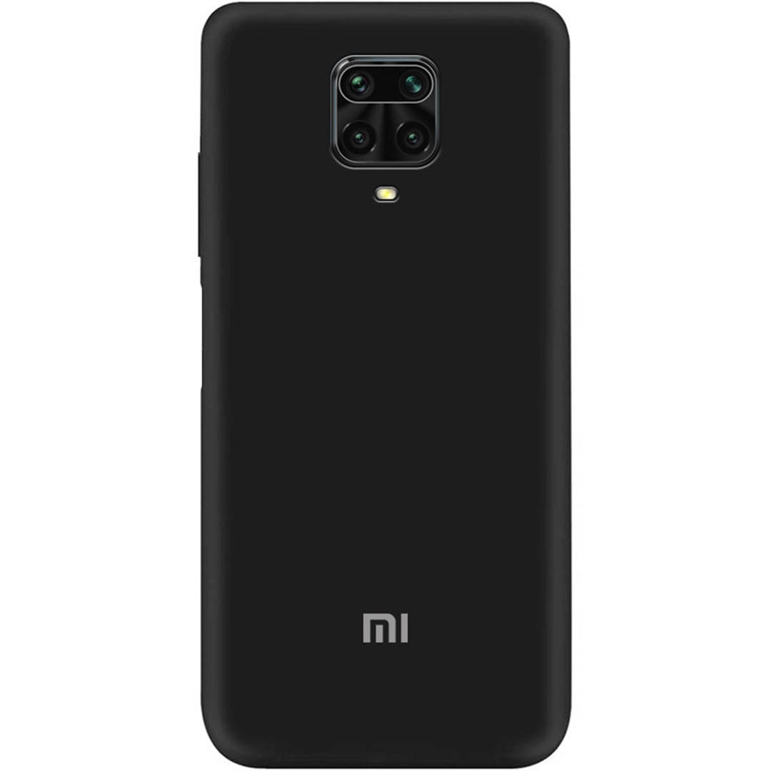 

Силиконовый чехол для Xiaomi Redmi Note 9 Pro | My Colors | черный | микрофибра внутри