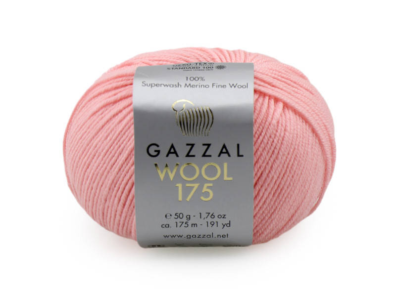 

Gazzal Wool 175, Розовый №328