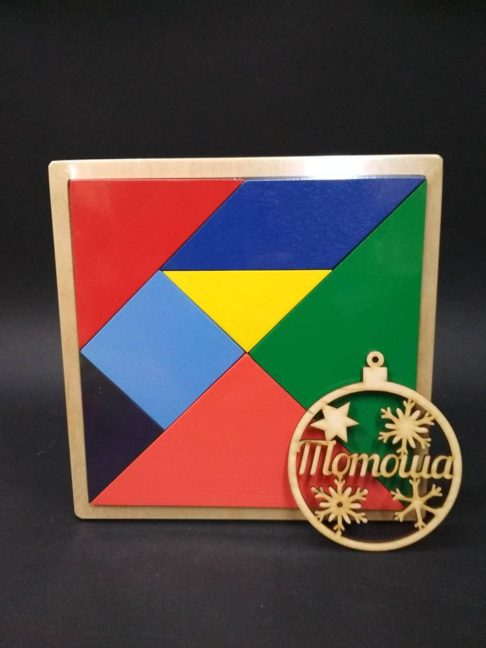 

Деревянный танграм (большой), Розумний Лис