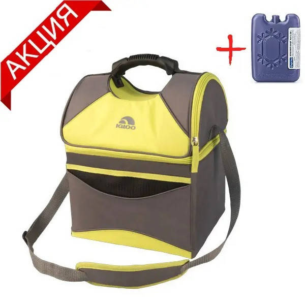 

Сумка-холодильник Igloo GRIPPER 22 SPORT 14 л, лайм (термосумка для обеда, изотермическая сумка)
