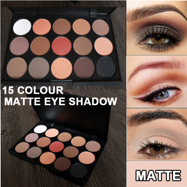 

Палитра теней для макияжа 15 оттенков Mac Cosmetics матовые