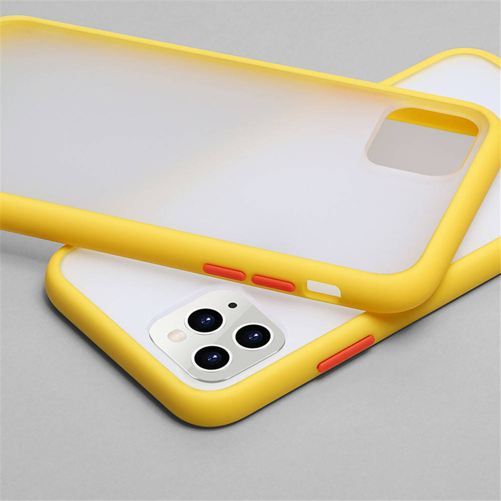 

Накладка Gingle Matte Case для iPhone 12 / 12 Pro yellow/red, Желтый