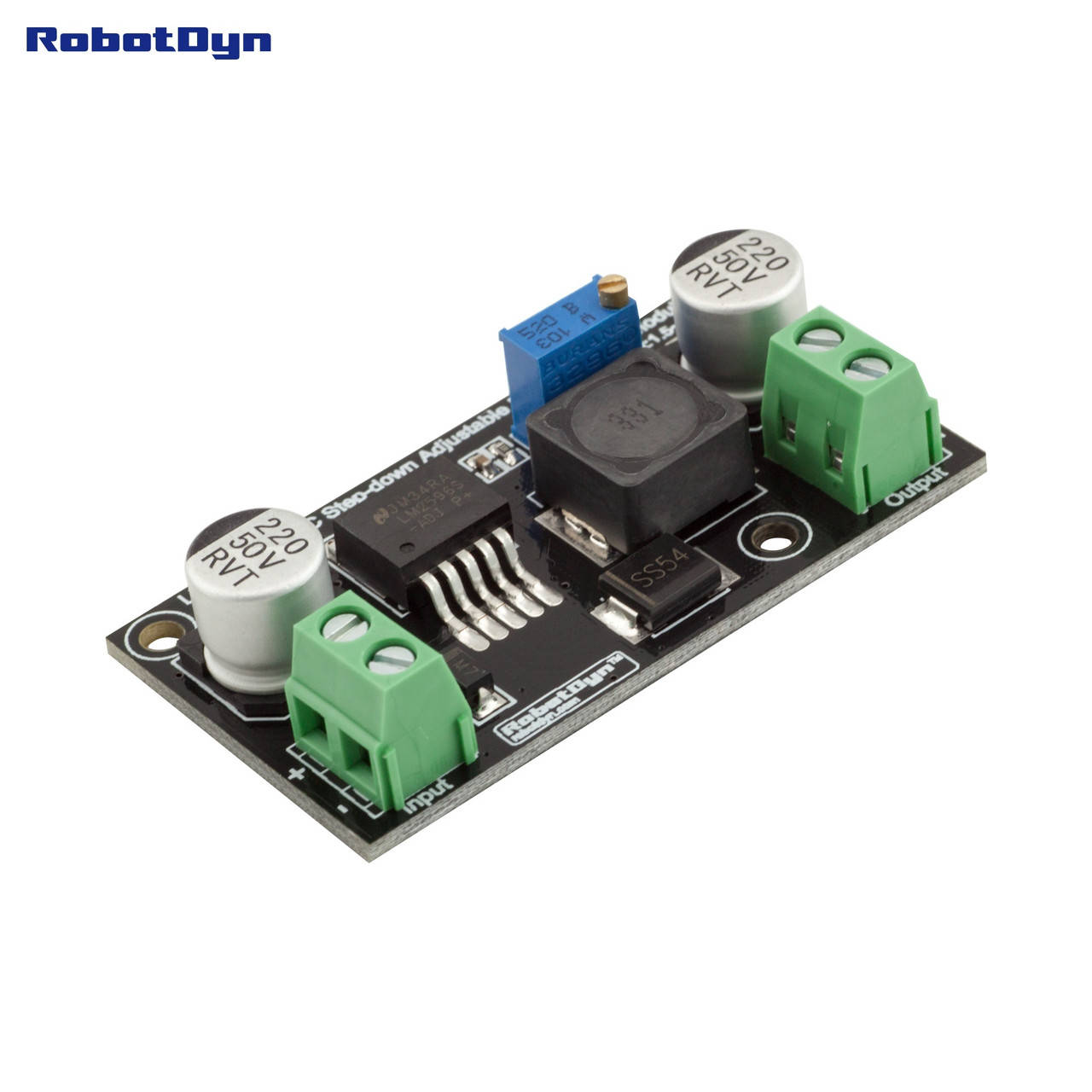 

Модуль преобразователь понижающий LM2596 DC-DC RobotDyn
