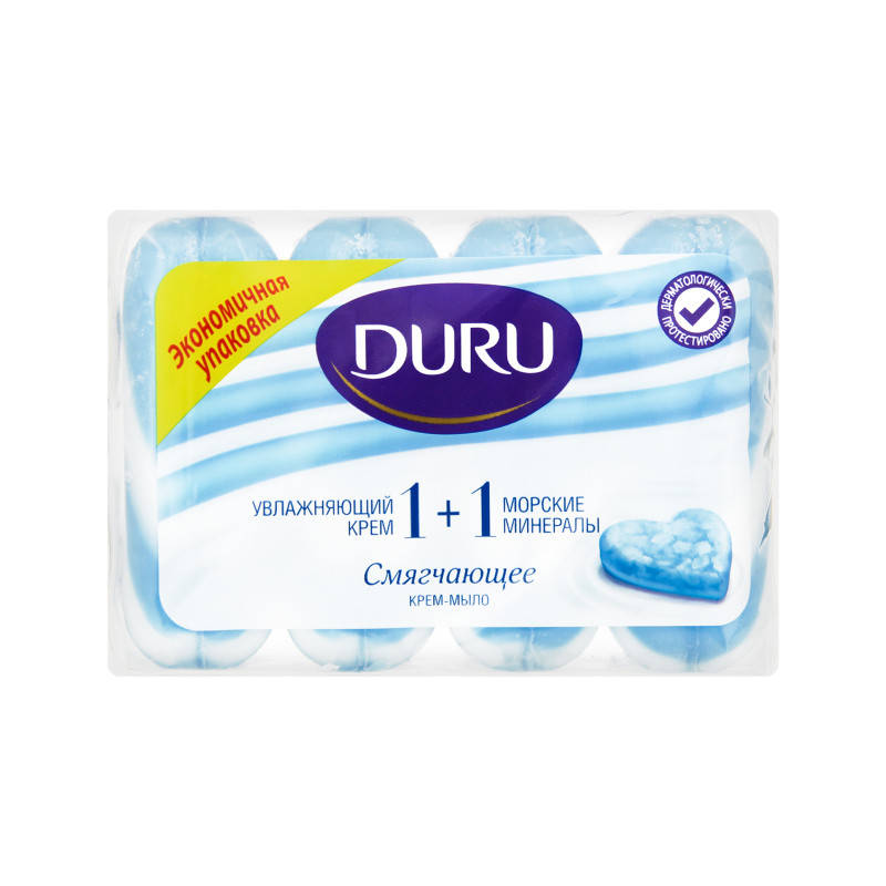 

Мило DURU 1+1 Екопак в асортименті 4*90 г