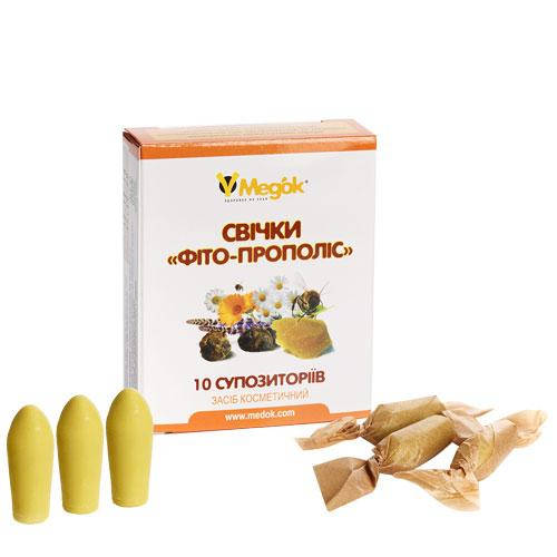 

Свечи Фито-прополис Медок 10 свечей