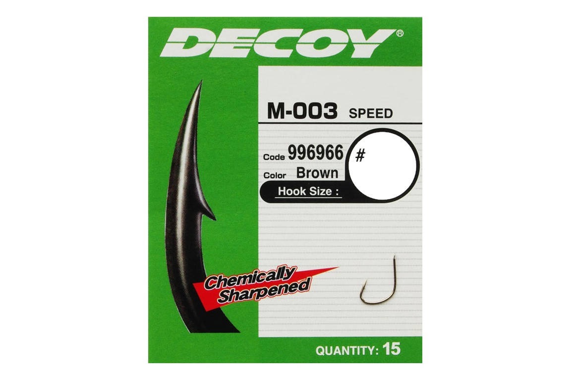 

Крючки Decoy M-003 Speed №14 15шт