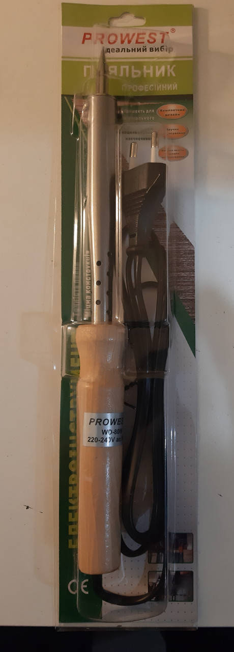 

Электропаяльник WD-80W 80Wt PROWEST