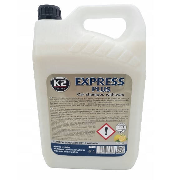 

K2 EXPRESS PLUS 5L Шампунь з воском х4