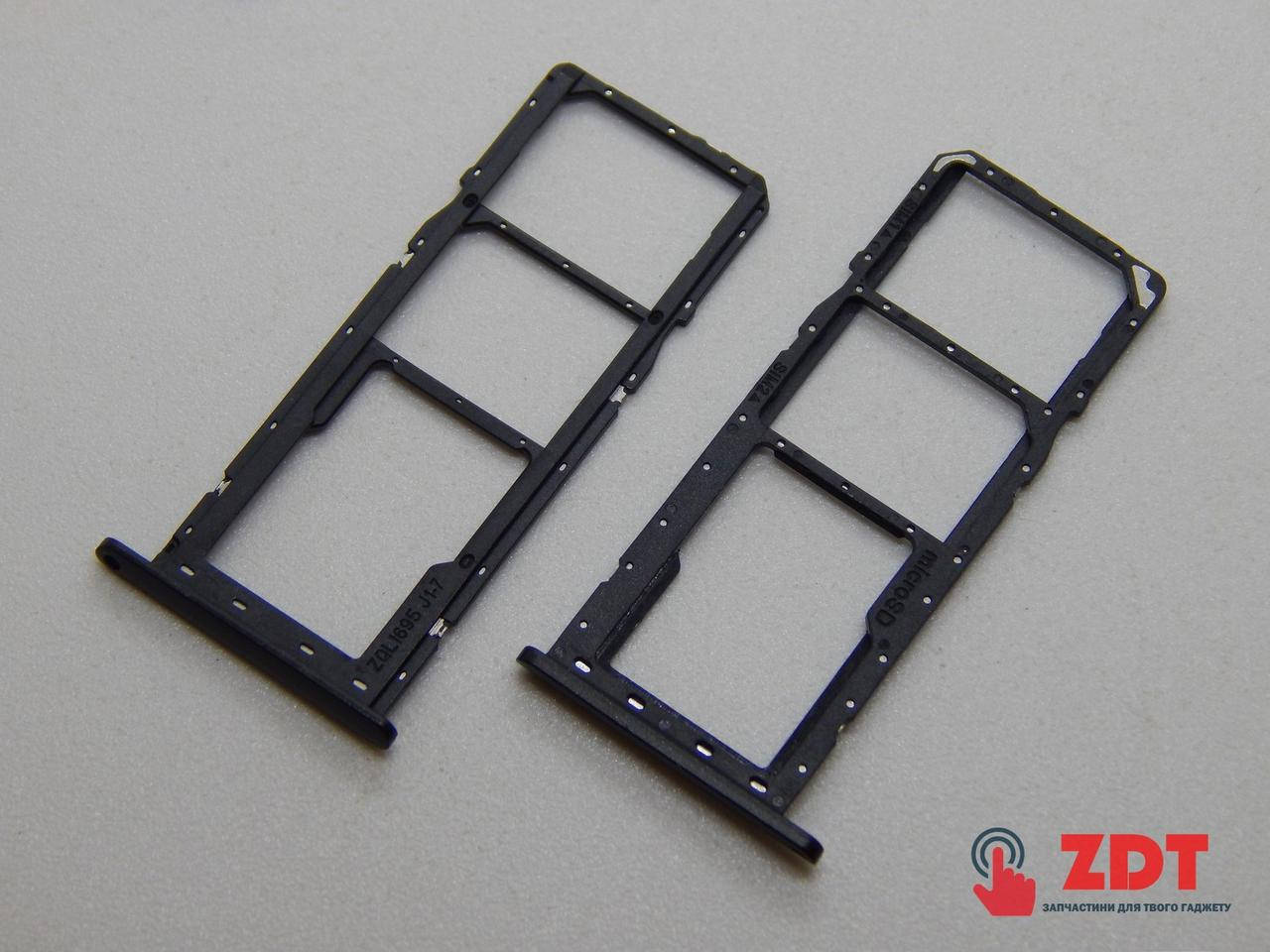 

SIM лоток для Samsung A11 (SM-A115) Black, Черный