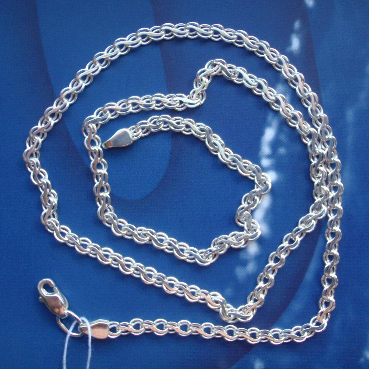 

Серебряная цепочка Ручей, 450мм, 12 грамм