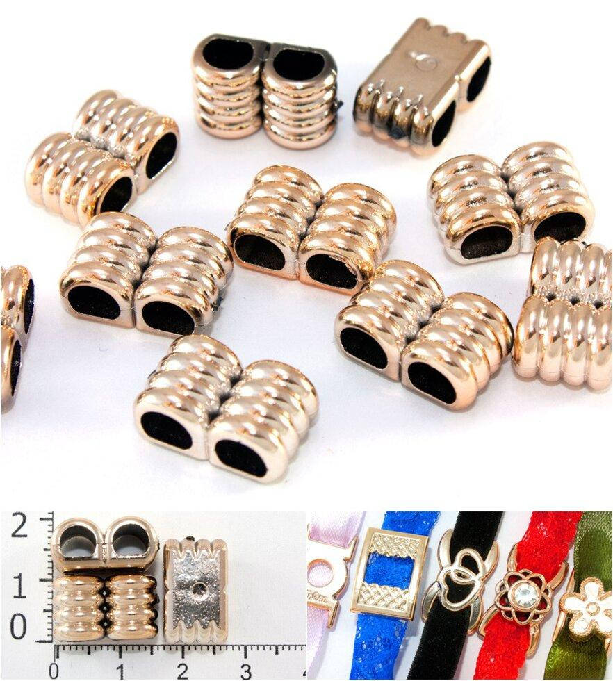 

(20шт) Протяжка для лент с двумя отверстиями 15х10мм, пластик Цена указана за упаковку (сп7нг-6295)