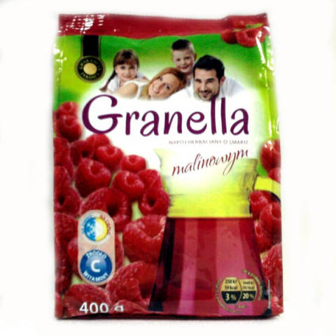 

Чай Granella растворимый в гранулах малина 400 грамм