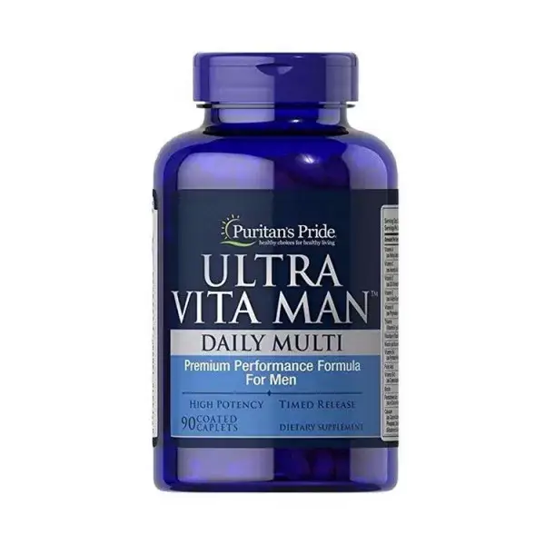 

Витамины для мужчин Puritan's Pride Ultra Vita Man Time Release 90 caplets