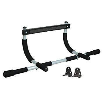 

Турник в дверной проем Iron Gym без сверления, ТМ, Серый