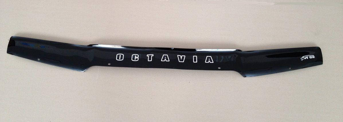 

Мухобойка Skoda Octavia (1997>) (VT-52) Дефлектор капота накладка