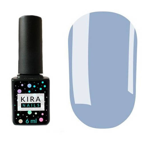 

Гель-лак Kira Nails №083 (бледно-васильковый, эмаль), 6 мл