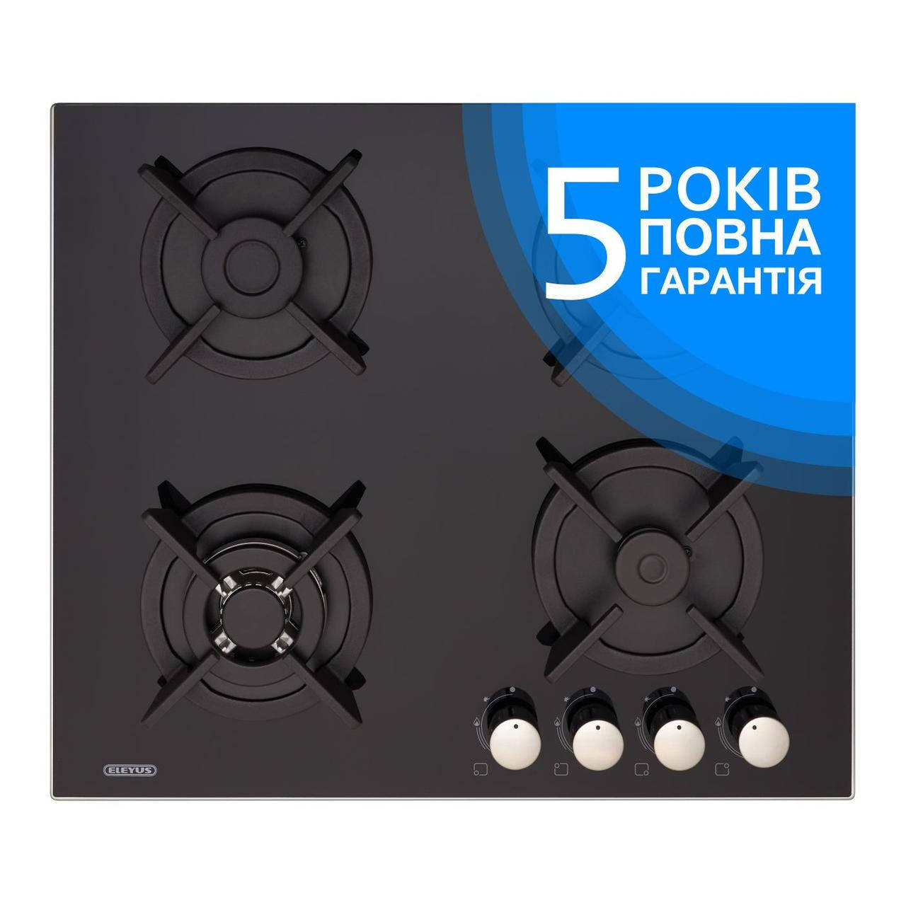 

Газова варильна поверхня ELEYUS ASTRA 60 BL (чорний) CWF