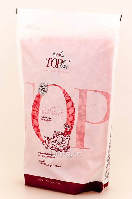 

ItalWax Воск пленочный в гранулах TOP Formula PINK PEARL, 750 г - Розовый жемчуг