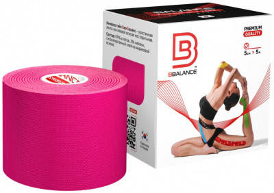 

Киезио тейп BBalance 5см*5м розовый