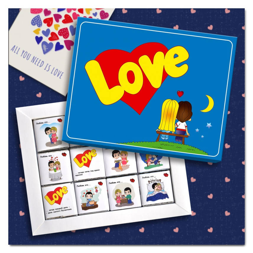

Шоколадный набор "Love is" 60 г