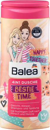 

Детский гель для лица,тела и волос Balea Kids 4in1 Bestie Time 300мл