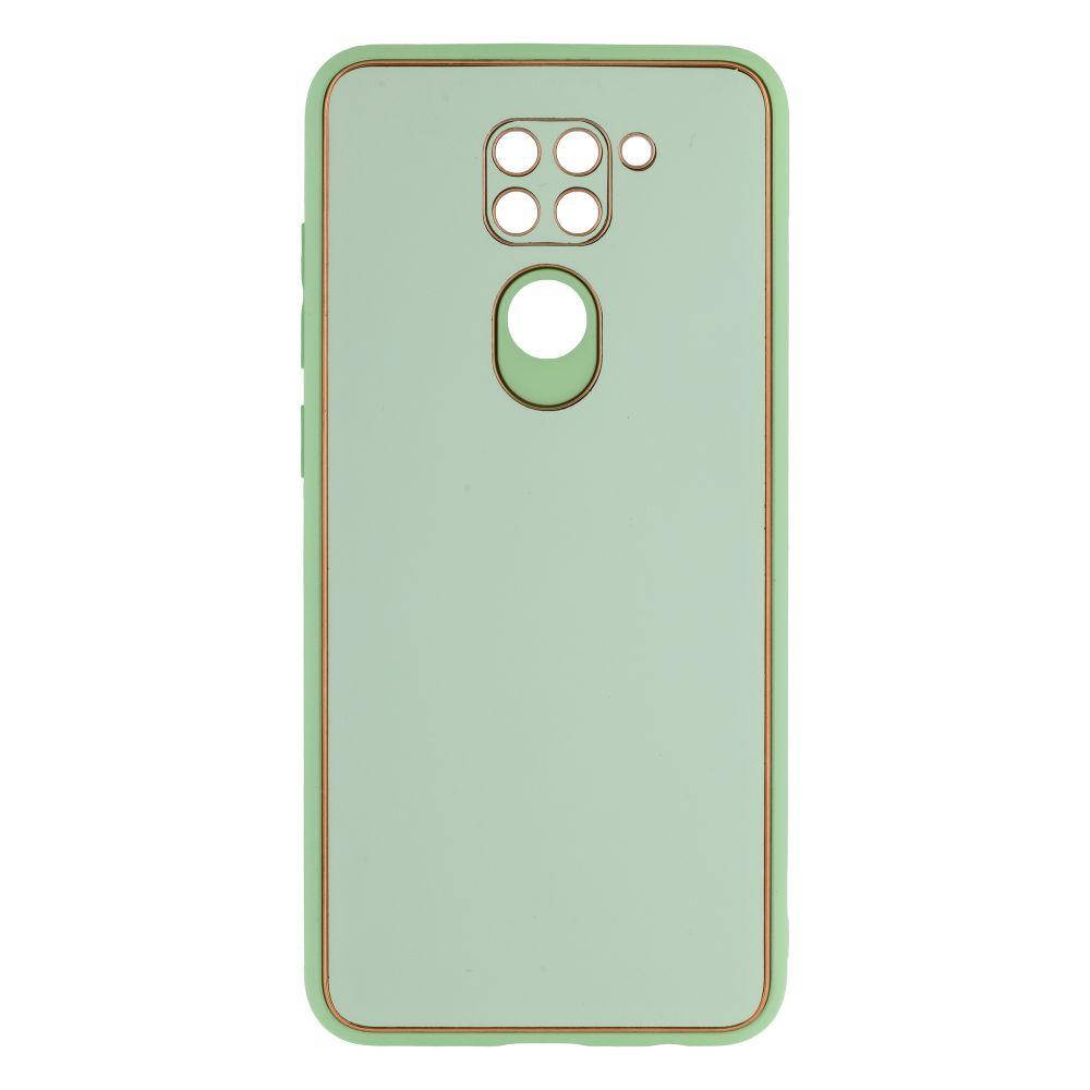

Чехол Leather Case Gold with Frame для Xiaomi Redmi Note 9 Mint, Золотистый