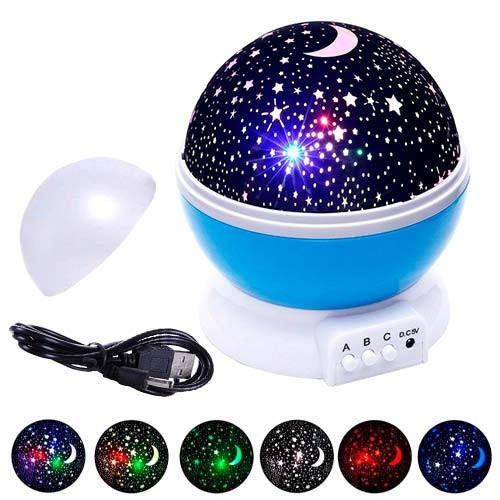 

Светильник ночник проектор звездного неба, вращающийся Star Master