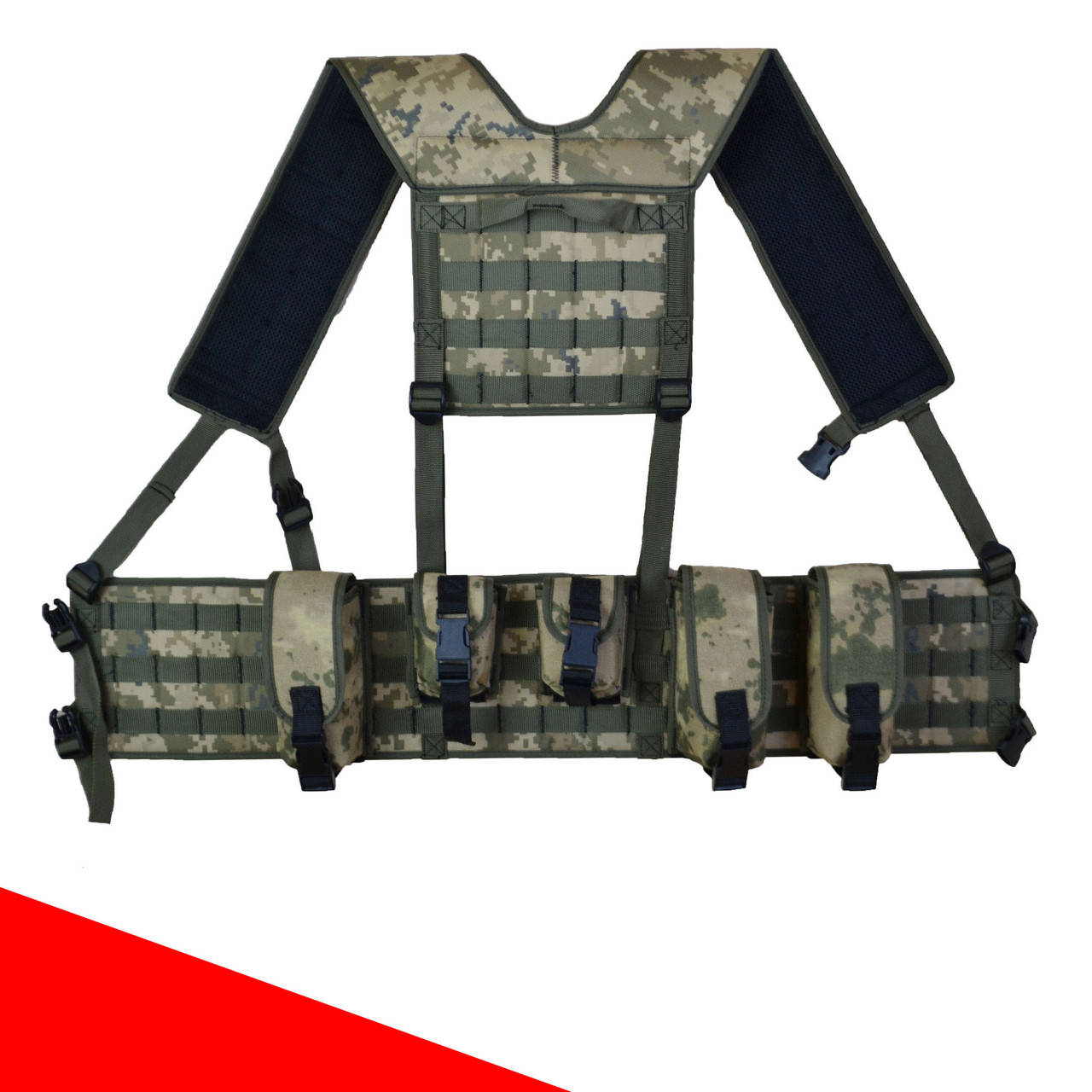 

РПС система тактическая разгрузка + 5 подсумок материал Cordura! в цвете камуфляж