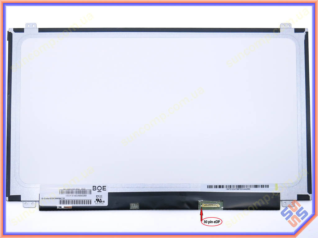 

Матрица N156BGA-EA2 15.6" Slim eDP (1366*768, 30pin справа, ушки сверху-снизу). Матовая.