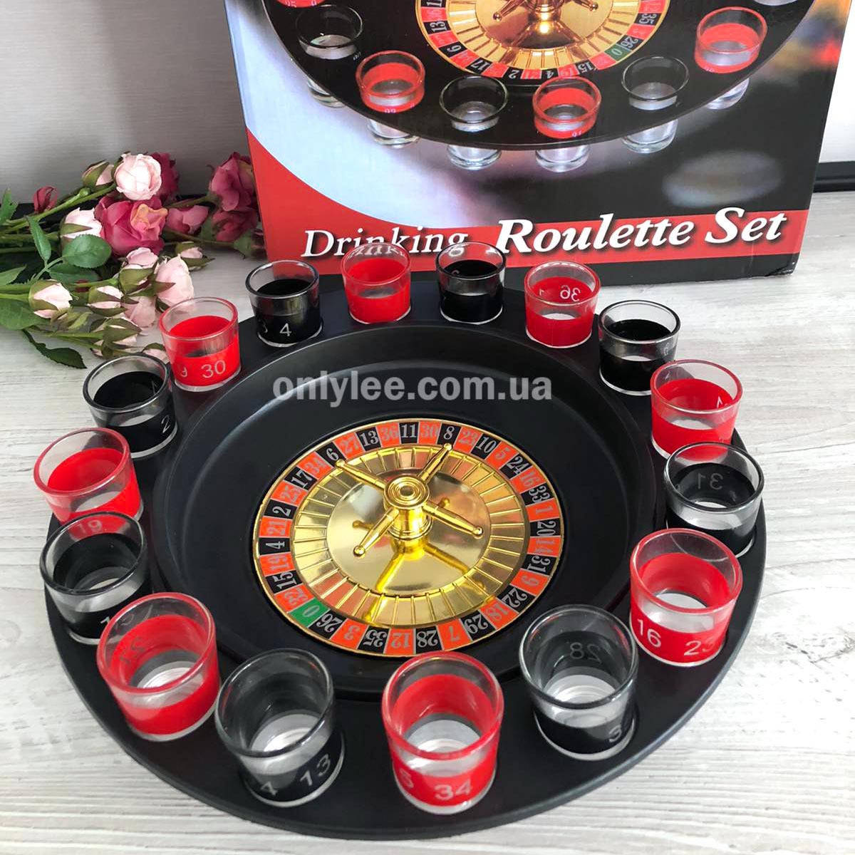 

Пьяная алкогольная рулетка на 16 рюмок настольная игра