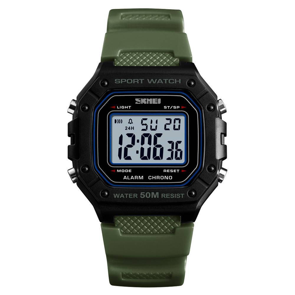 

Skmei 1496 зеленые мужские спортивные часы