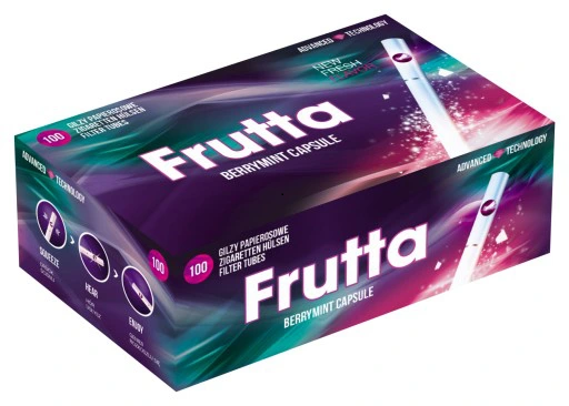 

Гильзы сигаретные с капсулой FRUTTA черника 100шт