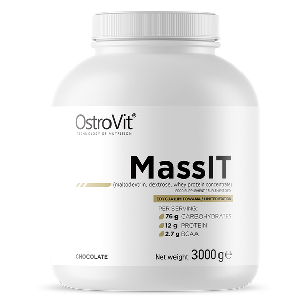 

Гейнер Mass IT OstroVit 3 кг Шоколад