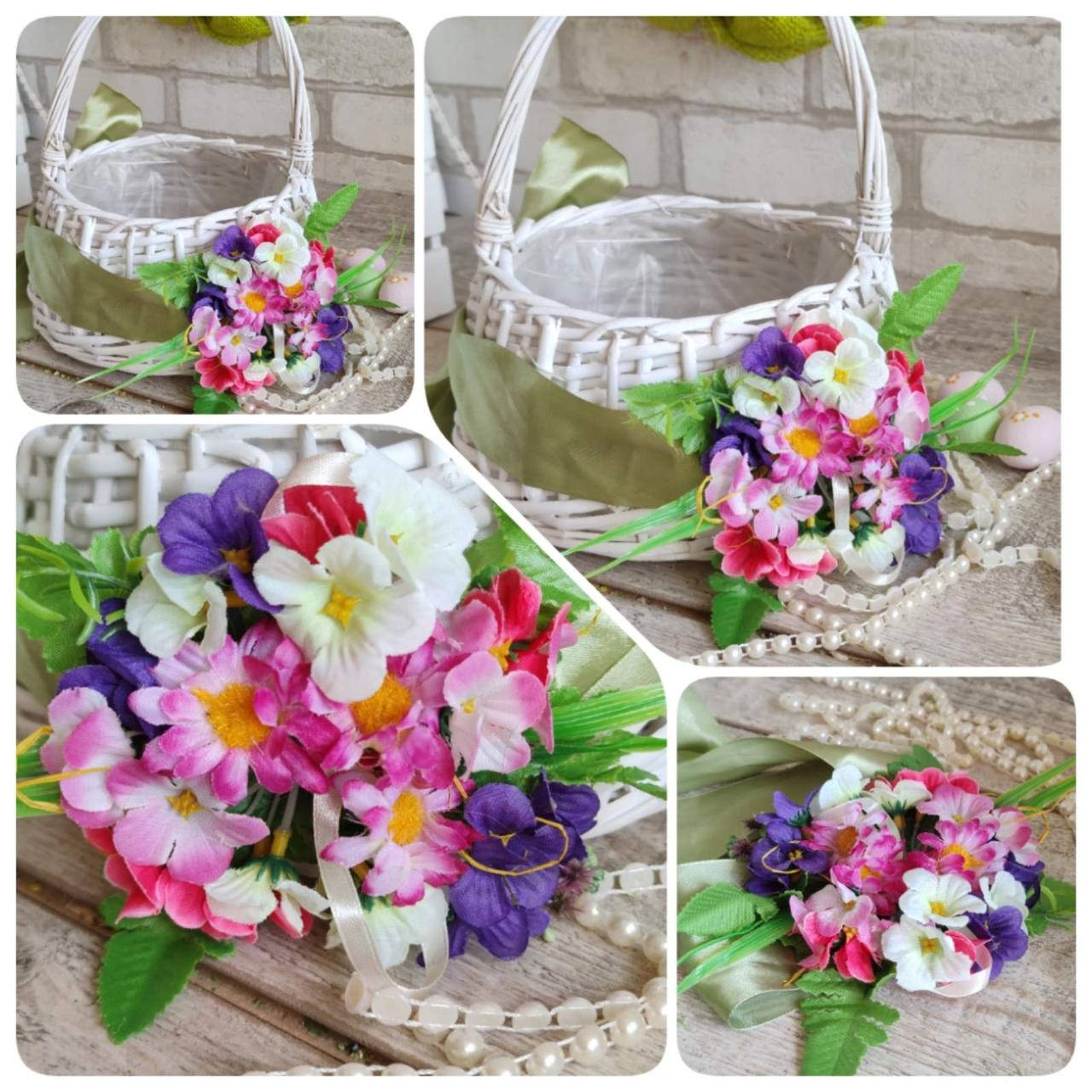 

Лента с фиалками на пасхальную корзину,1,5 м, 75 грн, пасхальный декор.