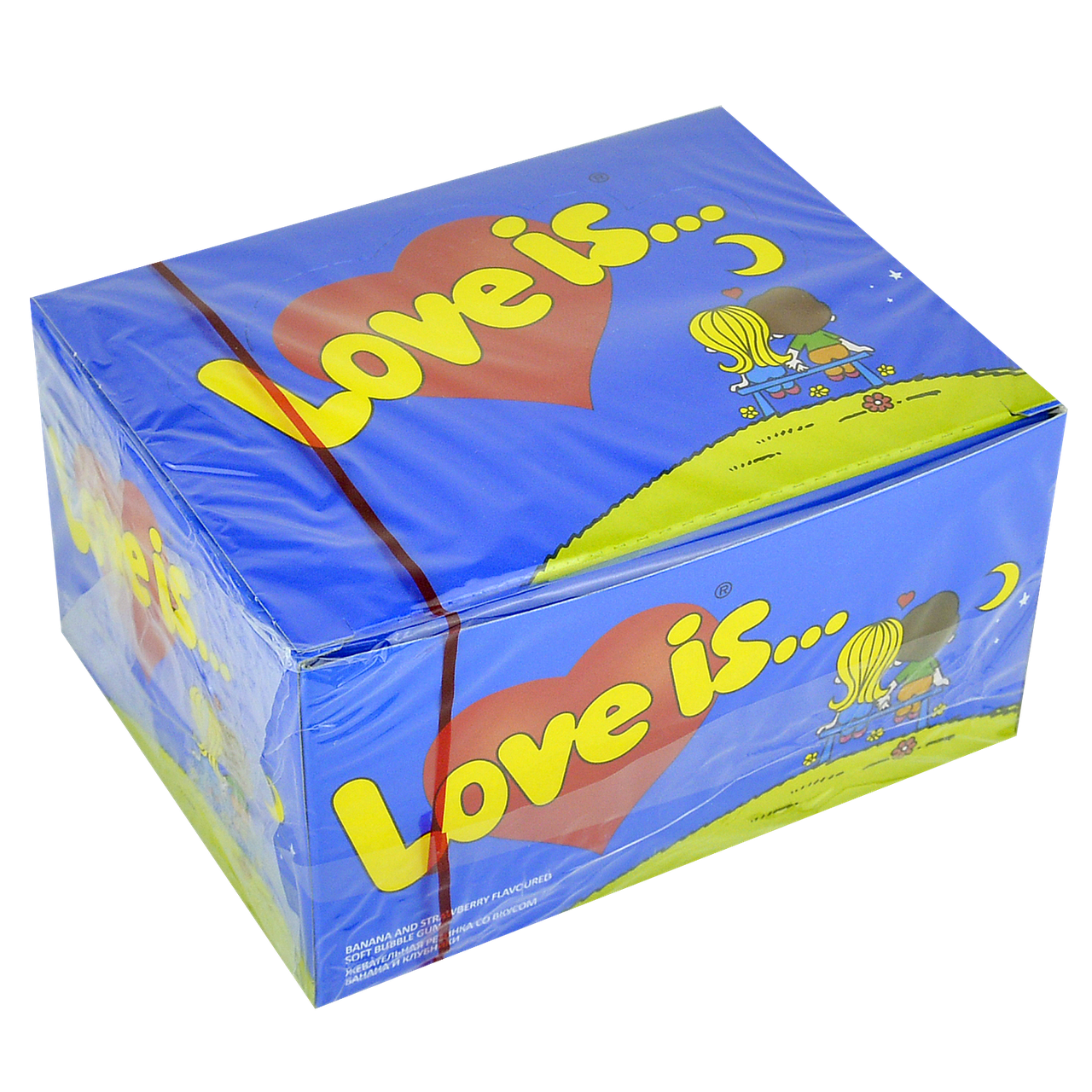 

Жевательная резинка "Love is" 100 шт Клубника-Банан