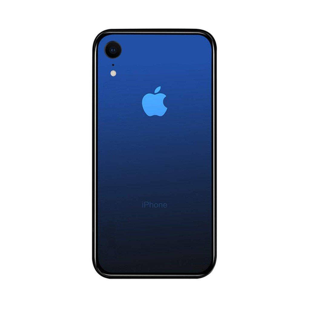 

Чехол Amber-Glass для Iphone XR бампер накладка градиент Blue
