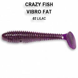 

Съедобный силикон Crazy Fish Vibro fat 2.8" 1-71-2-1 анис