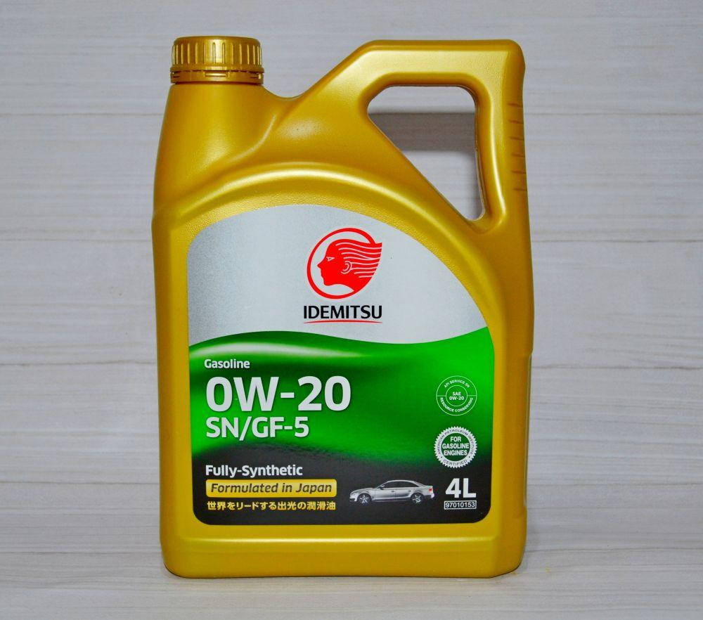 

Масло моторное IDEMITSU Gasoline SN/GF-5 0W20 4л