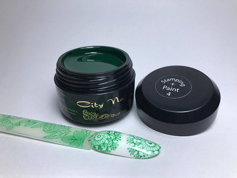 

Гель краска для стемпинга STAMPING + PAINT 4 зеленая, Зелёный