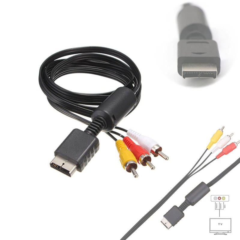 

Композитный RCA AV кабель для Sony PlayStation 2, видео + 2 аудио