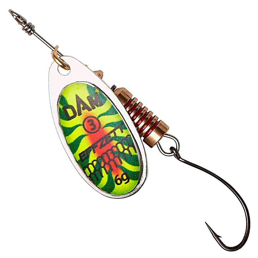 

Блесна-вертушка DAM Effzett Natural With Single Hook 6гр (firetiger)