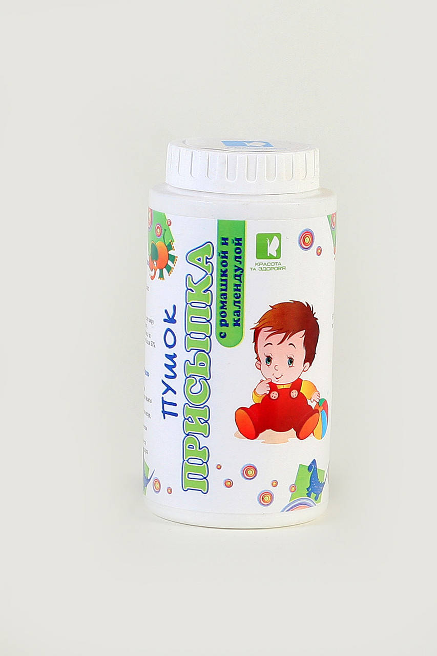 

Присыпка детская косметическая "Пушок"с ромашкой и календулой Enjee 100г.