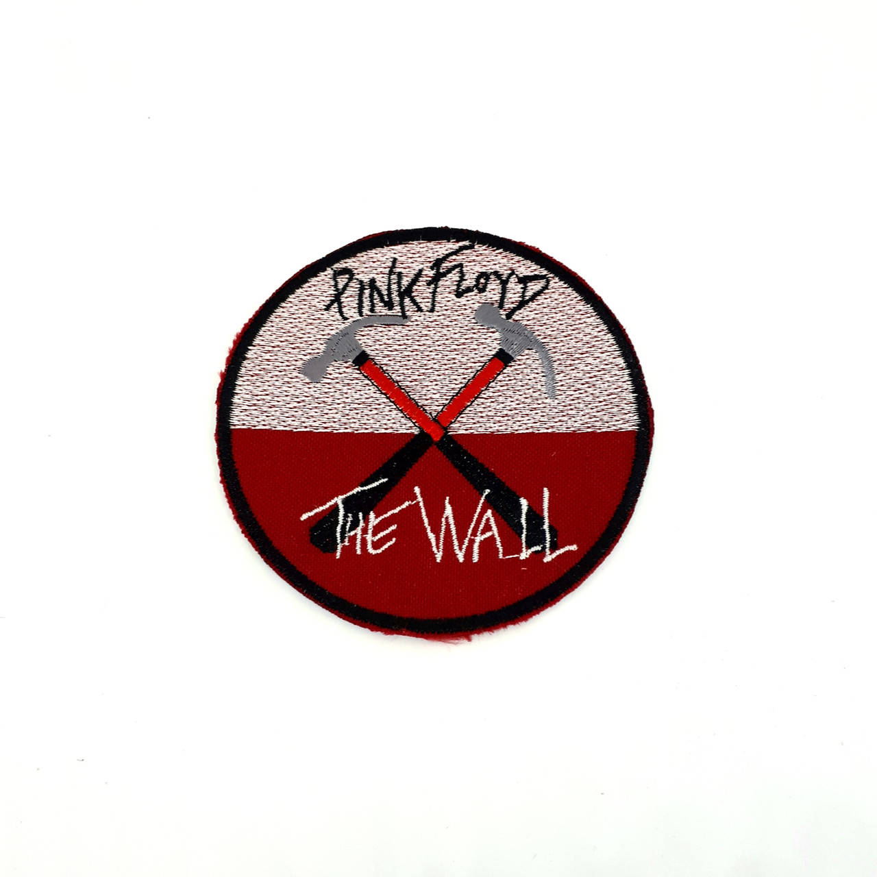 

Нашивка с вышивкой "Pink Floyd " 8 см х 8 cм, Розовый