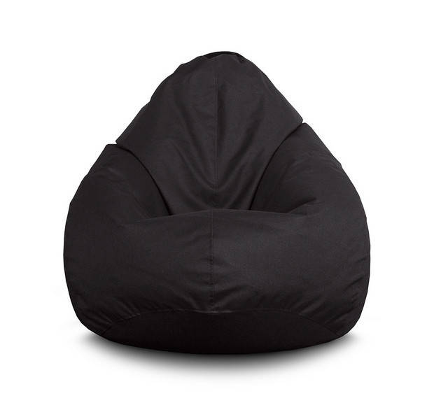 

Кресло мешок груша PufOn, Оксфорд XXXL, Черный, Черный
