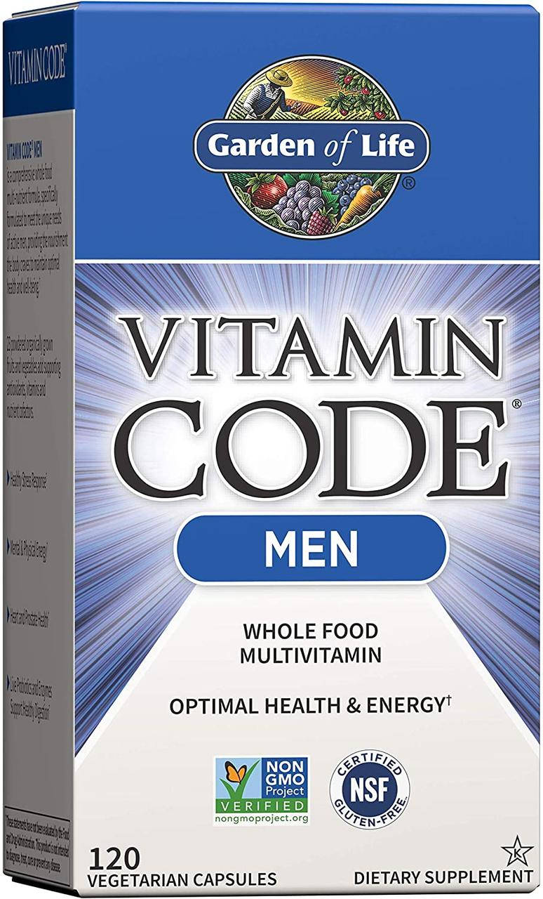 

Garden of Life Multivitamin Vitamin Code for Men 120 капсул СРОК ГОДНОСТИ 5/22